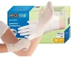 Vinylhandschuhe aus Synthetik Hygostar Elastic wei&szlig; M puderfrei, unsteril,
