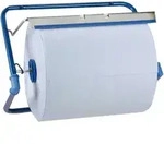 Rollenhalter f&uuml;r Putzrollen, Wandhalter Metall bis 40 cm Rollenbreite und 40 cm
