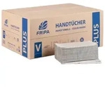 Papierhandtuch Fripa 5000 Blatt natur 25x23 cm Papierhandtuch in Zick-Zack (ZZ)