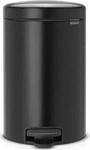 Brabantia 55113741, Treteimer Brabantia Tret-M&uuml;lleimer matt schwarz 12 L mit