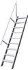 Treppenleiter Hymer stationär ohne Podest 19 Stufen 800 mm 60° Treppenneigung...