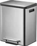 EKO 31718252, M&uuml;lltrennsystem EKO EcoCasa Step Bin Edelstahl 2 x 15 L rechteckiger
