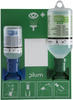 Augenspülstation Plum Notfallstation mit 2 Flaschen Augenspüllösung 500 ml u. 200