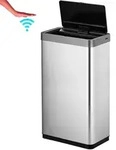 EKO Mirage X Bin Sensor M&uuml;lleimer matt Edelstahl 80 L gro&szlig;e Kapazit&auml;t, mit