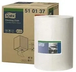 Tork 510137 Reinigungst&uuml;cher 32x38 cm wei&szlig; 32x38 cm, 400 Abrisse/Rolle, 1 Rolle,