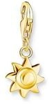 Thomas Sabo Damen Charm Sonne, 750er Gelbgold, GOLD, 2,2 CM