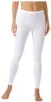 mey Noblesse Leggings, Baumwolle, flacher Bund, uni, f&uuml;r Damen, wei&szlig;, 50