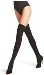 FALKE Overknees Softmerino, Wollanteil, temperaturausgleichend, f&uuml;r Damen, schwarz,