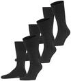 FALKE Airport Socken, 3er-Pack, verst&auml;rkte Belastungszonen, f&uuml;r Herren, grau, 41/42