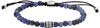 FOSSIL Herren Armband "JF04414040", Edelstahl/Textil/Sodalith, blau, 99