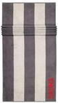 Cawö Saunat&uuml;cher Saunatuch 599 anthrazit-rot - 72, grau, 80X200