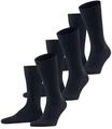 FALKE Family Socken, 3er-Pack, f&uuml;r Herren, blau, 39-42