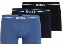 BOSS Bold Pants, 3er-Pack, Logo-Gummibund, für Herren, schwarz, M