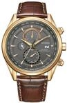 CITIZEN&reg; Herren Funkuhr "AT8263-10H", BRAUN