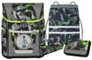 McNeill&reg; Schulranzen-Set "TECHNO", 5-teilig, Reflektoren, grau