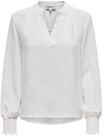 ONLY&reg; Shirtbluse Mette, V-Ausschnitt, f&uuml;r Damen, wei&szlig;, XS