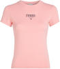 TOMMY Jeans T-Shirt, Logo-Print, für Damen, pink, XS