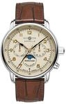 ZEPPELIN Herren Chronograph "96365", BEIGE, 99