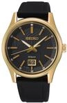 SEIKO Herren Quarzuhr "SUR560P1", SCHWARZ