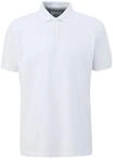 s.Oliver Poloshirt, 1/2 Arm,, Logo-Stickerei, f&uuml;r Herren, wei&szlig;, XL