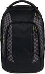 Satch Schulrucksack, R&uuml;ckenpolsterung, Zweiwege-Rei&szlig;verschluss, schwarz, 99