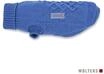 WOLTERS Hunde-Strickpullover, blau, 35 CM