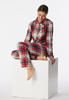 SCHIESSER X-Mas Gifting Sets Schlafanzug, kariert, Baumwolle, für Damen, rot,...
