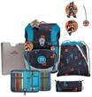 DerDieDas&reg; Schulranzen-Set, 6- teilig, blau, 99