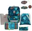 DerDieDas&reg; Schulrucksack -Set, 6- teilig, t&uuml;rkis