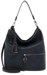 Tamaris Schultertasche, Rei&szlig;verschluss, Anh&auml;nger, f&uuml;r Damen, blau, 99