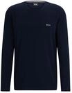 BOSS Loungewear-Oberteil, Logo-Stickerei, f&uuml;r Herren, blau, M