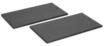 WOLL&reg; Fr&uuml;hst&uuml;cksschneidebrett-Set, 2-teilig, grau