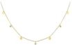 caї Damen Kette mit Anh&auml;nger, 925er Silber, GELBGOLD