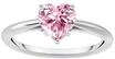 Thomas Sabo Damen Ring, 925er Silber, PINK, SILBERFARBEN, 52