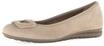 Gabor&reg; Ballerinas, Veloursleder, Schmuck-Detail, f&uuml;r Damen, beige, 37