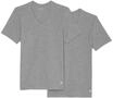 Marc O'Polo Essentials Unterhemd, 2er-Pack, V-Ausschnitt, f&uuml;r Herren, grau, L