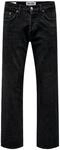 ONLY & SONS Jeanshose, "Edge", Baumwolle, f&uuml;r Herren, schwarz, 32/32