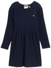 TOM TAILOR Shirtkleid, Ripp-Design, Stickerei, f&uuml;r Kinder, blau, 116/122