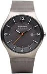 BERING Herren Solaruhr "14440-077", SILBER