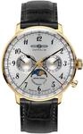 ZEPPELIN Herrenuhr "7038-1", SCHWARZ/GOLD