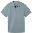 TOM TAILOR Poloshirt, Baumwolle, Logo-Stickerei, f&uuml;r Herren, grau, M