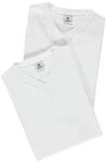 LERROS T-Shirt, 2er-Pack, Baumwolle, f&uuml;r Herren, wei&szlig;, S