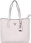 GUESS Shopper, Lederimitat, Rei&szlig;verschluss, Emblem, f&uuml;r Damen, schwarz, 99