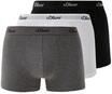 s.Oliver Pants, 3er-Pack, Logo-Bund, f&uuml;r Herren, grau|schwarz|wei&szlig;, M
