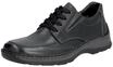 rieker Halbschuhe, Elastikeinsatz, Leder, f&uuml;r Herren, schwarz, 40