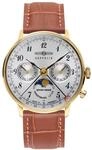 ZEPPELIN Damenuhr "7039-1", GOLD/BRAUN