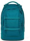 Satch Schulrucksack, reflektierend, R&uuml;ckenpanel, blau, 99
