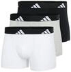 adidas Active Flex Cotton Pants, kurz, 3er-Pack, f&uuml;r Herren, grau|schwarz|wei&szlig;, S