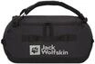 Jack Wolfskin Reisetasche, Rucksackfunktion, wasserabweisend, grau, 99