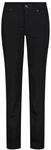 MAC Melanie Jeans, Straight Fit, G&uuml;rtelschlaufe, f&uuml;r Damen, schwarz, 38/L28